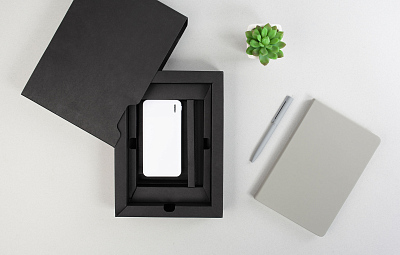 Набор "Light gray S", серый с белым