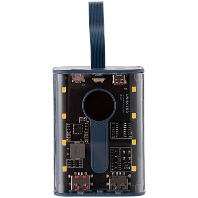 Аккумулятор с быстрой зарядкой Trellis Quick 10000 мАч, синий