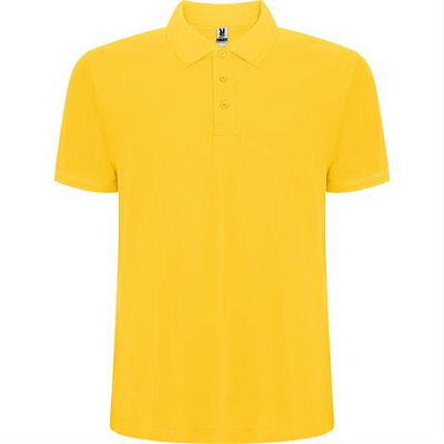 Футболка поло PEGASO PREMIUM мужская, ЖЕЛТЫЙ M (Желтый)