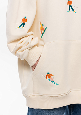 Худи унисекс STAN оверсайз футер без начёса 350, 66