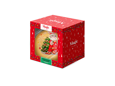 Стеклянный шар Зайчик