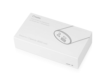 Портативное зарядное устройство Спайк, 8000 mAh