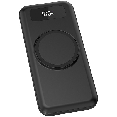 Внешний аккумулятор Authority с беспроводной зарядкой (5W), 10000 mAh  (Чёрный)