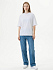 Футболка Oversize Premium 210, белая - Фото 6