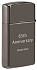 Зажигалка 65th Anniversary Zippo Slim® с покрытием Black Ice®, латунь/сталь, чёрная, 29x10x60 мм - Фото 7