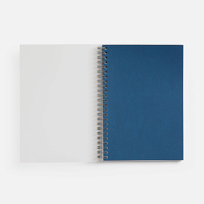Блокнот на пружине Novalis, синий