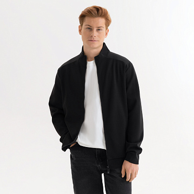 Толстовка на молнии ASTIN черная, размер XXXL (Чёрный)