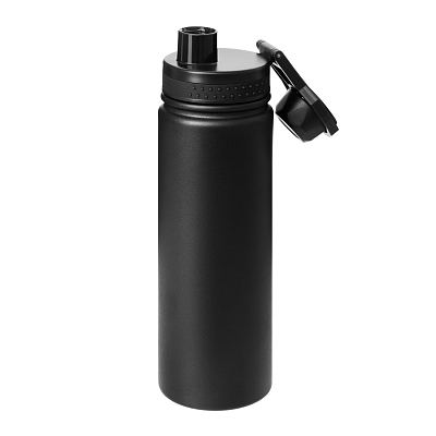 Термобутылка вакуумная герметичная Савона (Savona), черная