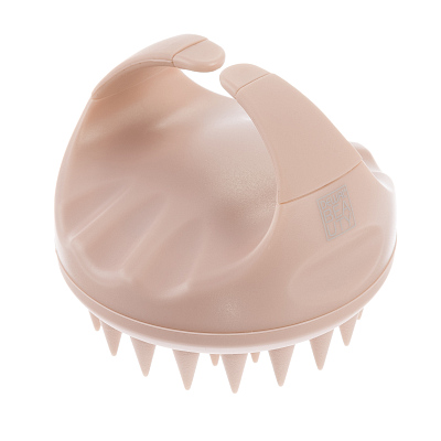 Щетка Dewal Beauty массажная для мытья головы, цвет бежевый, 8 х 8,5 см
