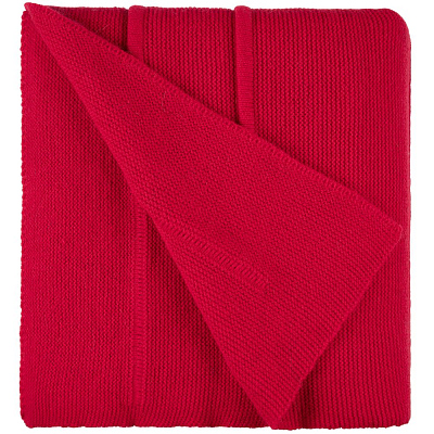 Плед Nessona Alpaca, красный (гвоздика)