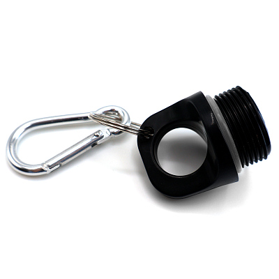 Бутылка пластиковая для воды Clipster, чёрный