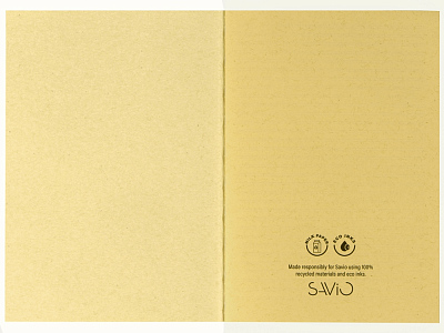 Блокнот А5 Marsilea из переработанного бамбука