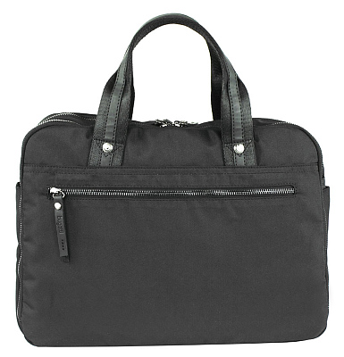 Сумка-портфель BUGATTI Contratempo 13'', чёрная, нейлон, 38х10х28 см, 9 л