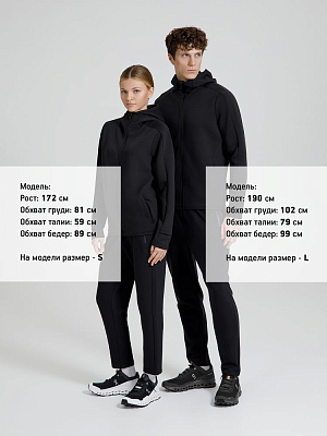 Куртка с капюшоном унисекс Begi, черная