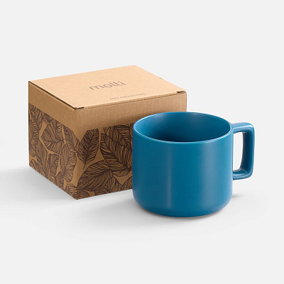 Чашка Jumbo в коробке матовая морская волна