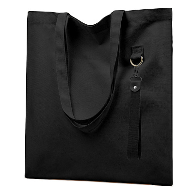 Сумка для покупок LUMISSA 325 г/м² с ремувкой, чёрный/чёрный (Черный/черный)