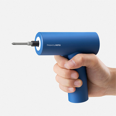 Аккумуляторная отвёртка HOTO Cordless Screwdriver, синий