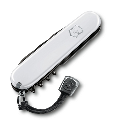 Нож перочинный VICTORINOX Spartan PS, 91 мм, 13 функций, белый, со шнурком в комплекте