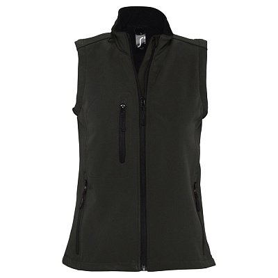 Жилет женский софтшелл Rallye Women ярко-синий (Чёрный)