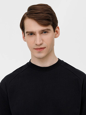 Футболка оверсайз унисекс Sideline, черная