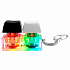 Брелок KeyDuo с LED подсветкой (фонарик), чёрно-белый - Фото 2
