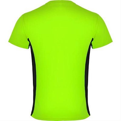 Спортивная футболка TOKYO мужская, ЛАЙМОВЫЙ/ЧЕРНЫЙ 2XL