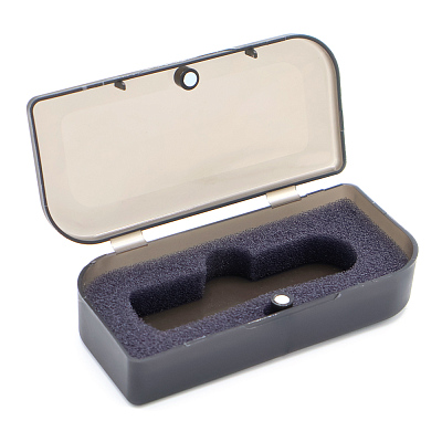 Флешка Shape с покрытием Софт Тач в футляре, синий