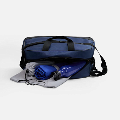 Спортивная сумка Atlantes, темно-синяя с черным