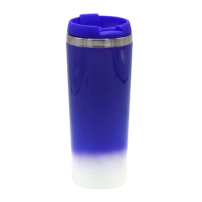 Термокружка Overflow, синяя (Синий)