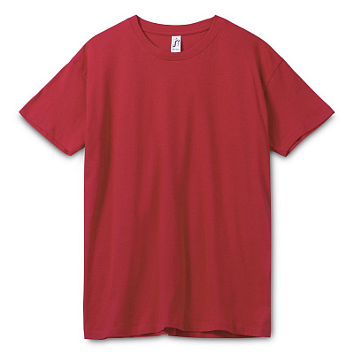 Футболка унисекс Regent 150, ярко-бирюзовая (Вишневый)