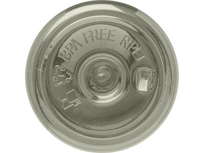 Бутылка для воды Скай, переработанный ПЭТ, 650 мл