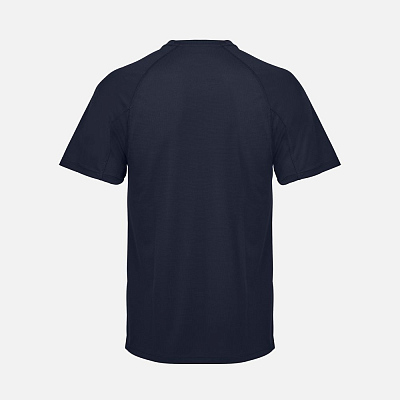 Футболка спортивная унисекс Vortex, темно-синяя