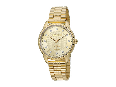 Наручные часы, женские (Корпус- желтое золото, циферблат- желтое золото, кристаллы Swarovski, крепление- желтое золото)