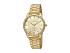 Корпус- желтое золото, циферблат- желтое золото, кристаллы Swarovski, крепление- желтое золото