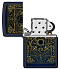 Зажигалка ZIPPO Elements Design с покрытием Navy Matte, латунь/сталь, синяя, матовая, 38x13x57 мм - Фото 4