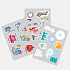 Наклейки бумажные Sticker Pack на заказ, M - Фото 1