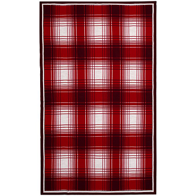 Плед Duotone, красный с белым