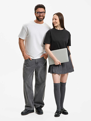 Футболка унисекс Durington, белая