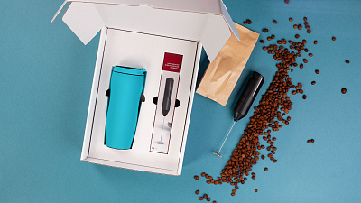 Набор "Латте", бирюзовый