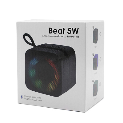 Беспроводная Bluetooth колонка Beat 5W, черный