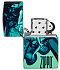 Зажигалка ZIPPO Mermaid Design с покрытием 540 Matte, латунь/сталь, черная, матовая, 38x13x57 мм - Фото 4