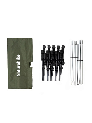 Раскладушка туристическая XJC05, зеленая