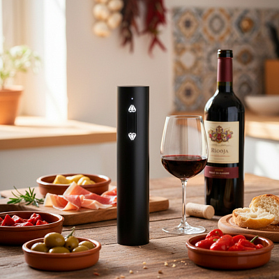 Винный электрический штопор Murcia, черный