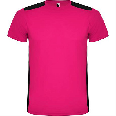 Спортивная футболка DETROIT мужская, ФУКСИЯ/ЧЕРНЫЙ XL (Фуксия/черный)