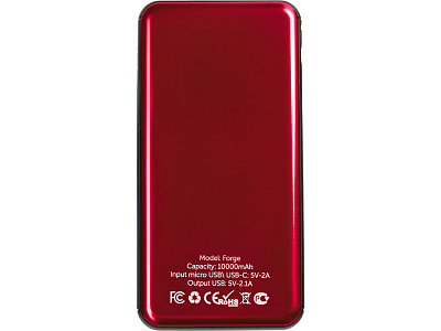 Внешний аккумулятор Forge v.2 , 10000 mAh