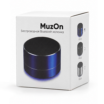 Беспроводная Bluetooth колонка MuzOn, черная
