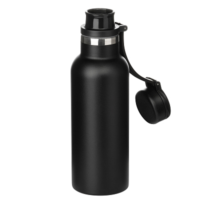 Термобутылка вакуумная герметичная Модена (Modena), черная