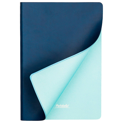 Ежедневник Латте (Latte NEW) недатированный, синий/голубой