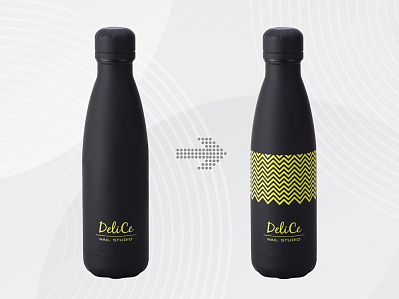 Вакуумная термобутылка Vacuum bottle C1, soft touch,  с УФ-печатью (Черный)
