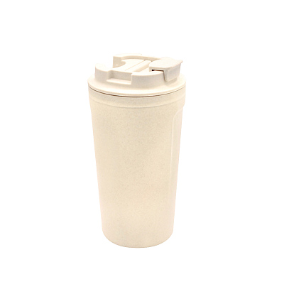 Бутылка для воды Eco water из бамбукового волокна , бежевая